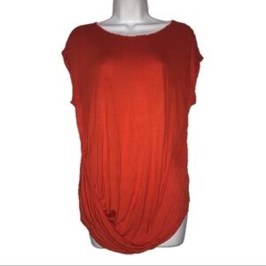 Rachel Rachel Roy Drape Front Sleeveless Top S